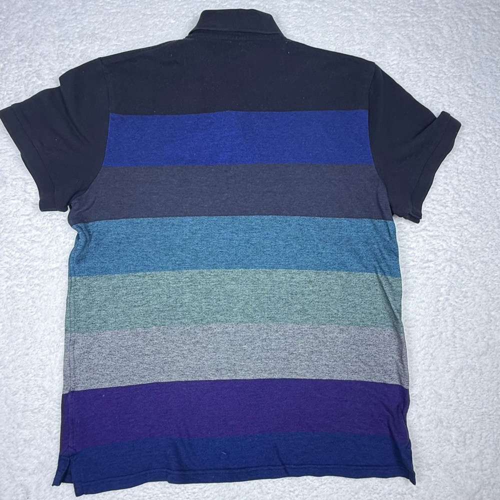 Nike Men's XL Multicolor Striped Short Sleeve Sportswear Polo Shirt - Picture 3 of 10